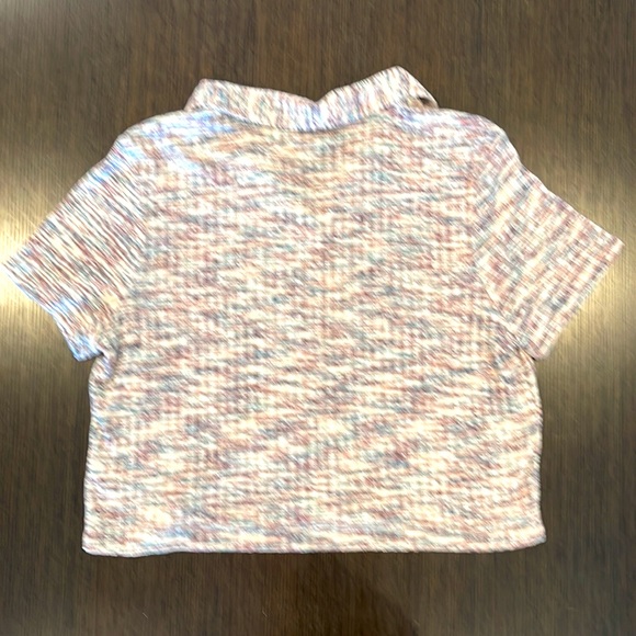 BP Studio Spacedye Shortsleeve Crop Shirt - Picture 6 of 9